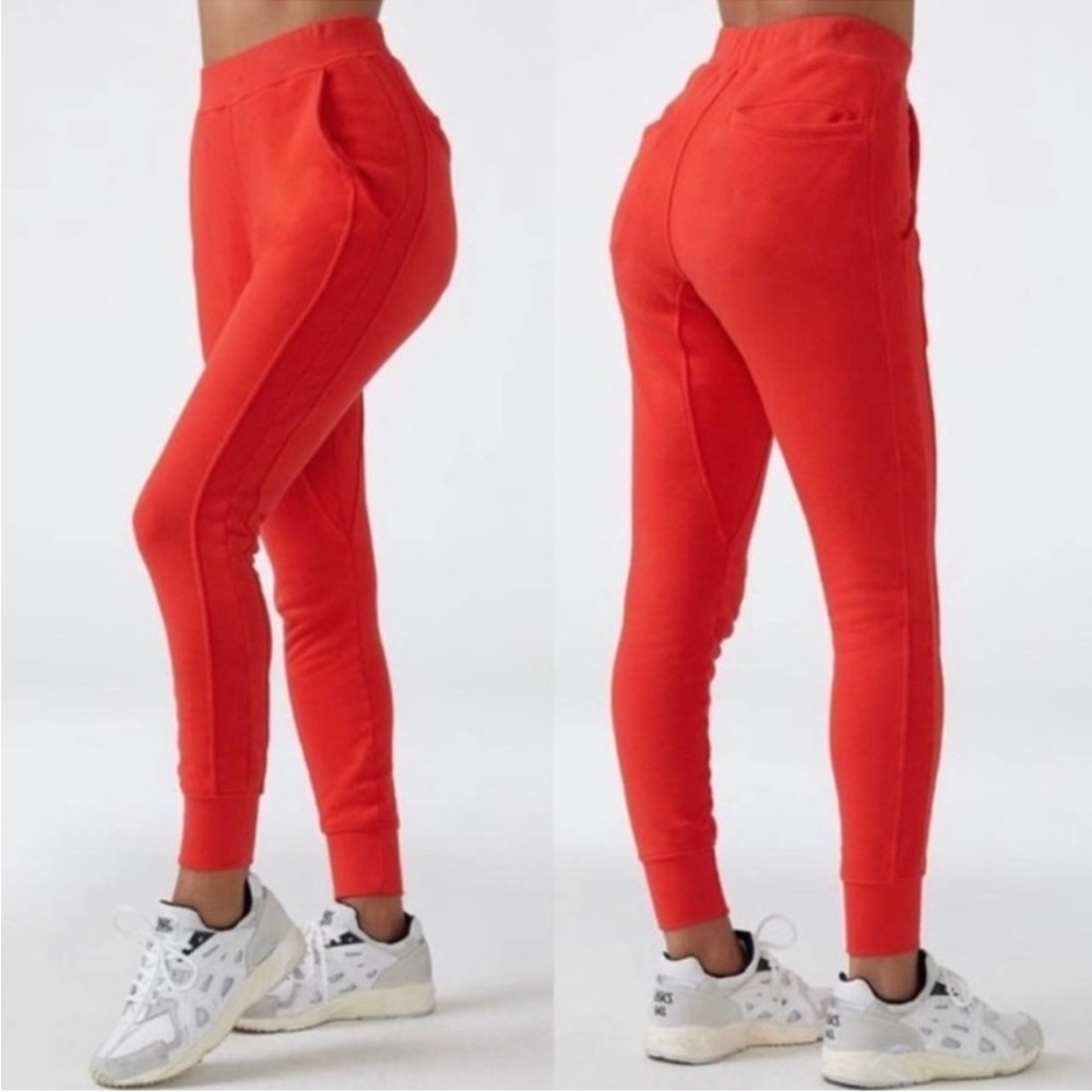 Joah Brown Red Jogger Pants